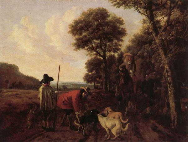 Ludolf de Jongh Hunters and Dogs